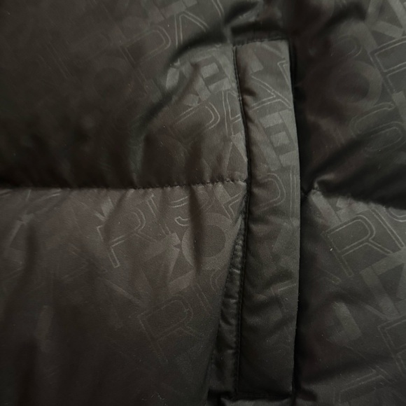 KENZO PARIS Monogram Logo Puffer Jacket Black XS - Picture 6 of 9